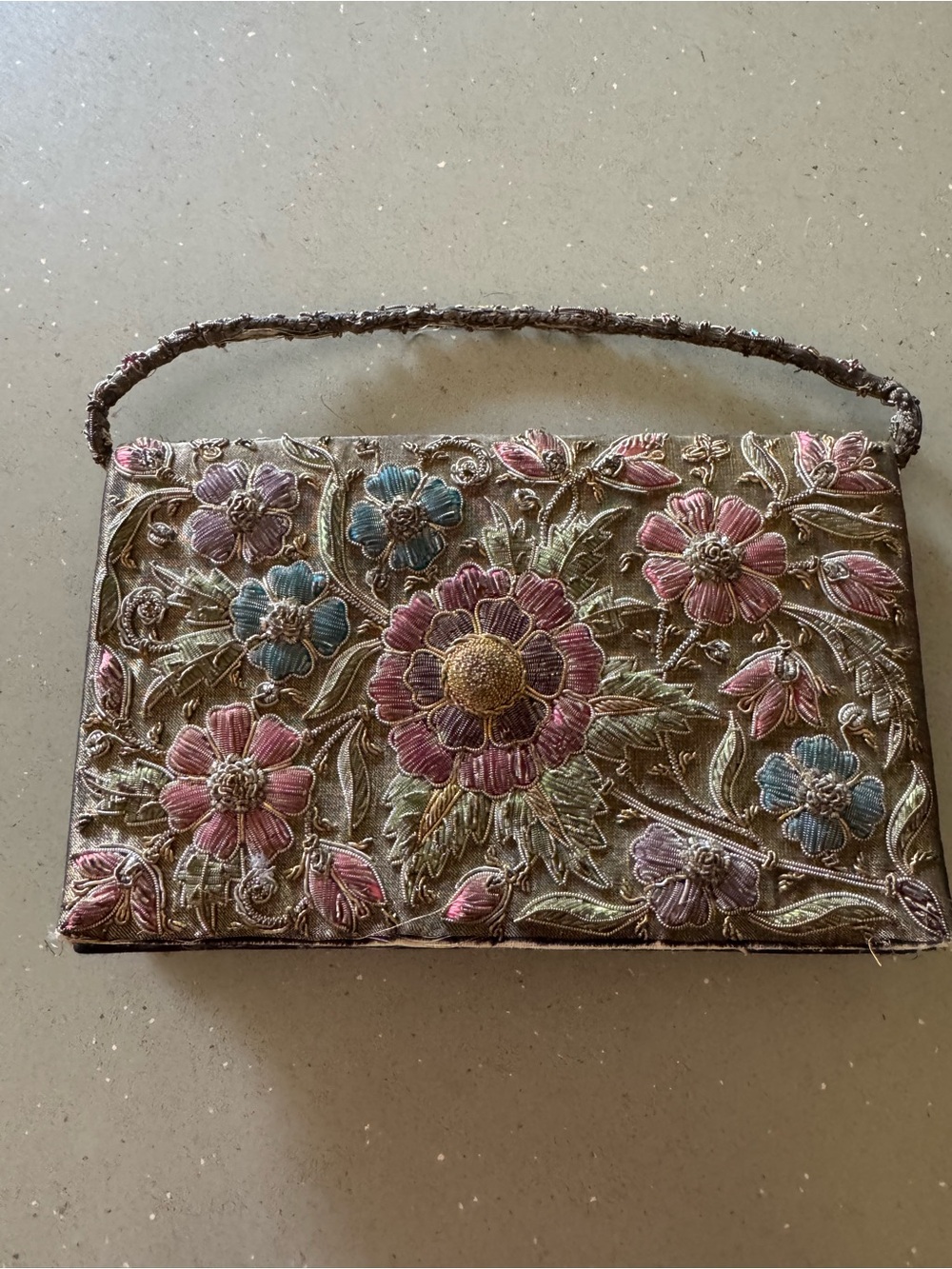 Vintage Zardozi evening bag